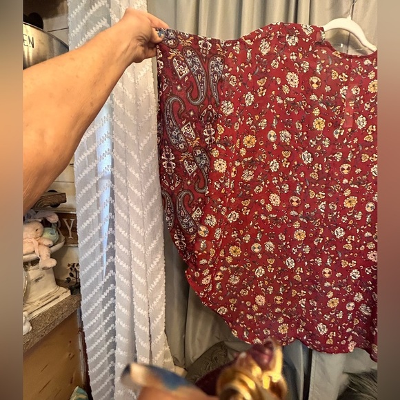 Wallflower kimono floral mood nogo XS oversized Peach 1 - Picture 4 of 6